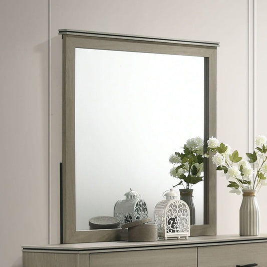ACME Furniture - Joanna - Mirror - Weathered Gray  - BD05144 view 2