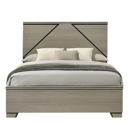 ACME Furniture - Joanna - Queen Bed w/LED - Weathered Gray  - BD05142Q view 2