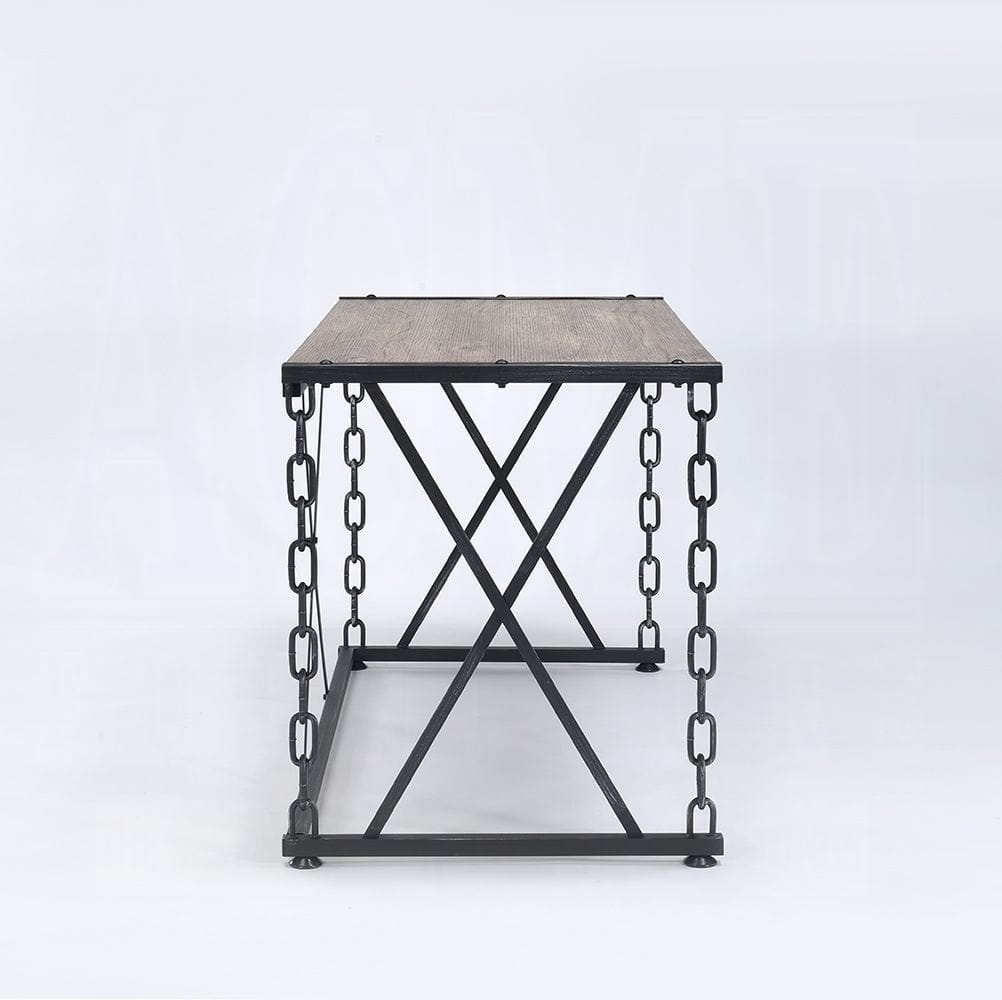 ACME Furniture - Jodie Console Table - Rustic Oak & Antique Black - AC00905 view 3