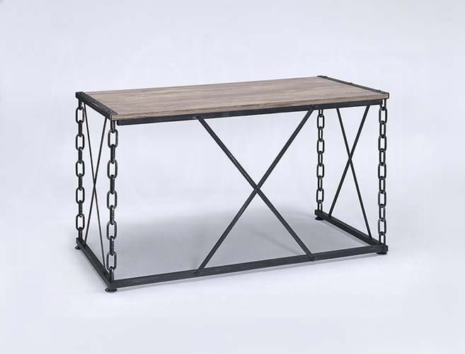 ACME Furniture - Jodie Console Table - Rustic Oak & Antique Black - AC00905 view 4