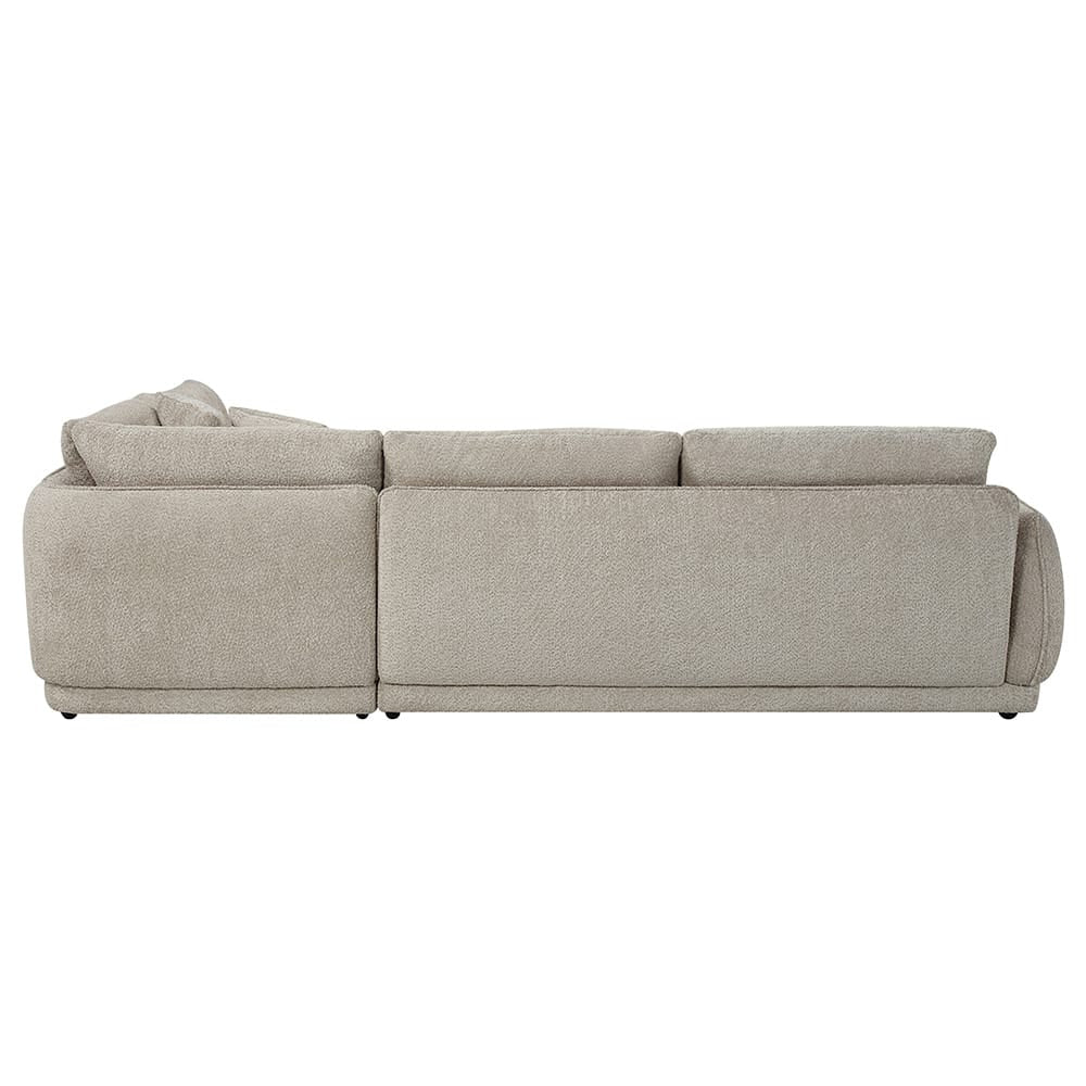 ACME Furniture - Jonina - Sectional Sofa w/4 Pillows - Beige Chenille - LV04840 view 4