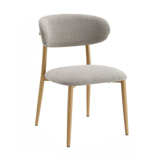 ACME Furniture - Kacey - Side Chair (Set of 2) - Gray Boucle & Natural  - DN03716A view 1
