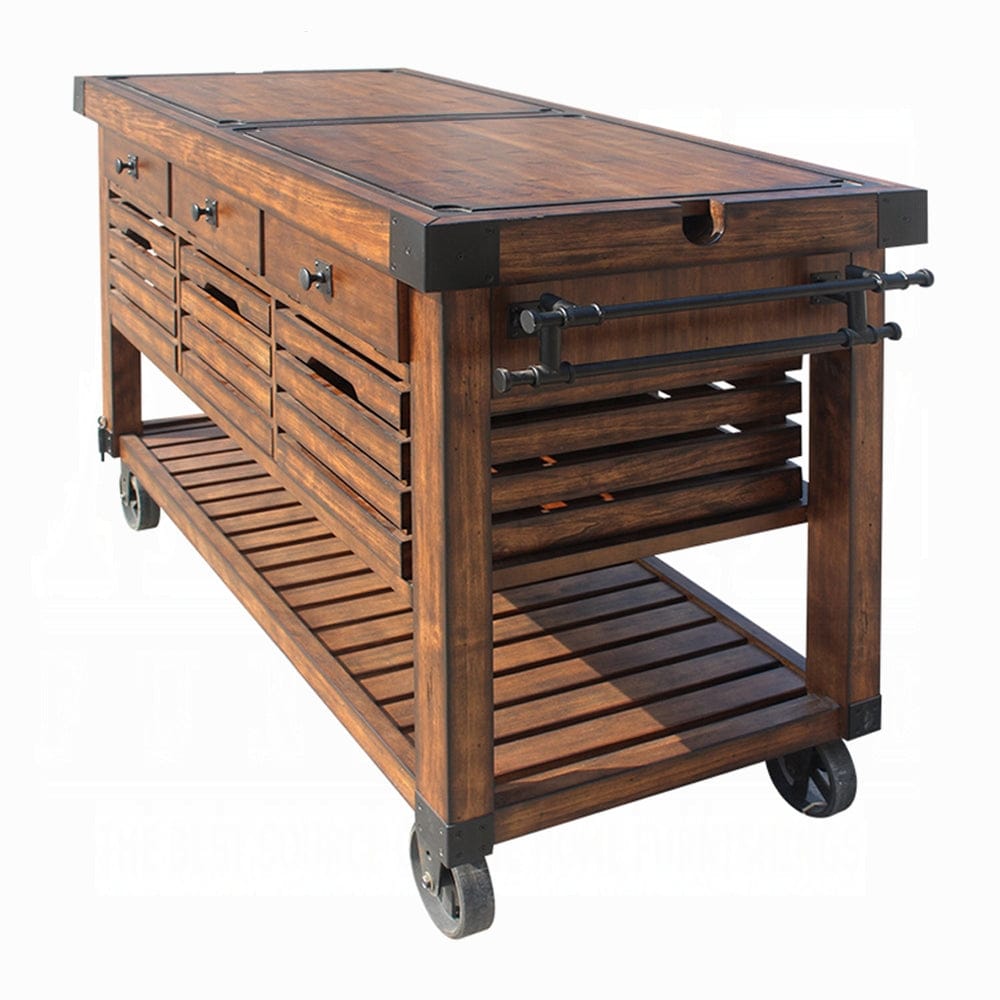 ACME Furniture - Kaif Kitchen Cart - 98184 view 2