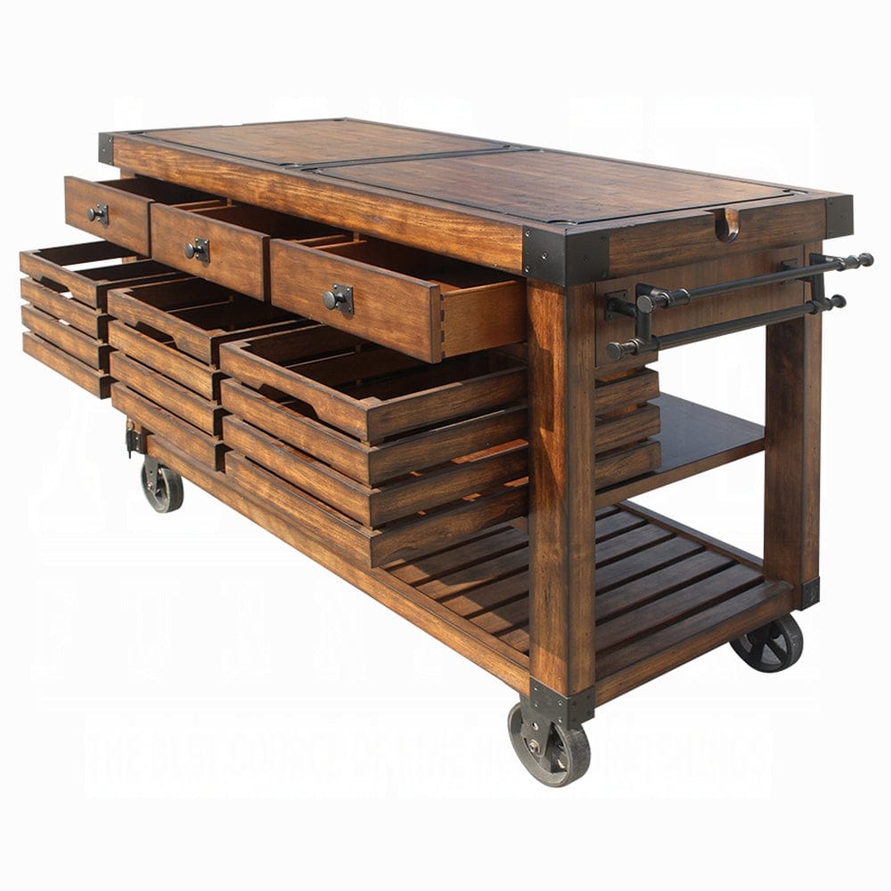 ACME Furniture - Kaif Kitchen Cart - 98184 view 5
