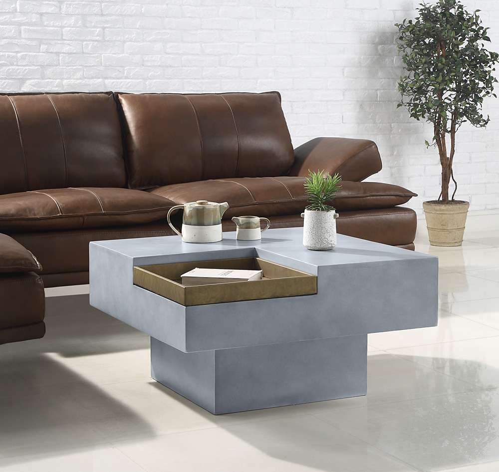 ACME Furniture - Kailano Coffee Table - Weathered Gray - LV01928 view 4