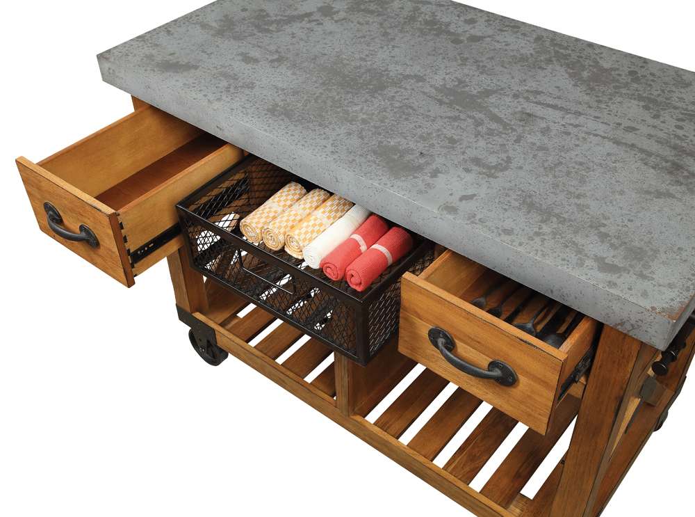 ACME Furniture - Kailey Kitchen Cart - 98182 veiw 2