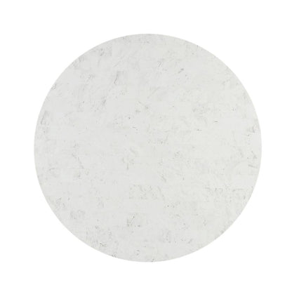ACME Furniture - Kala Round Dining Table w/Marble Top - Natural Marble Top & Oak Finish - DN02390 view 2