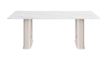 ACME Furniture - Kalam Dining Table - Ceramic Top & Beige Finish - DN02705 view 2