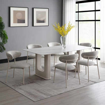 ACME Furniture - Kalam Dining Table - Ceramic Top & Beige Finish - DN02705 view 5