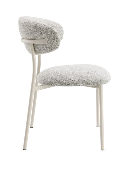 ACME Furniture - Kalam Side Chair (Set of 2) - Gray Fabric & Beige Finish - DN02706 view 3