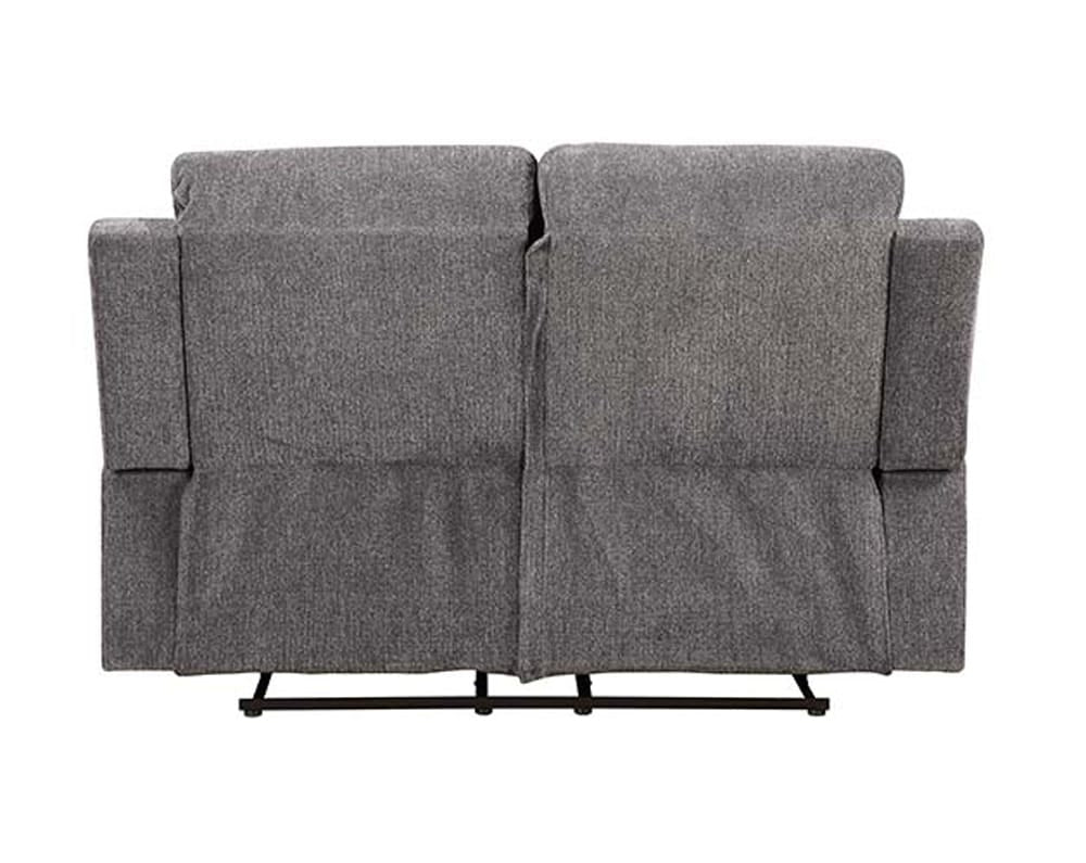 ACME Furniture - Kalen - Motion Loveseat - Gray Chenille - 55443 view 3