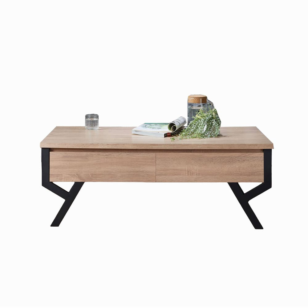 ACME Furniture - Kalina - Coffee Table - Rustic Natural & Black - 80585 view 1