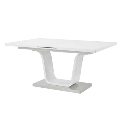 ACME Furniture - Kamaile Dining Table - White High Gloss - DN02133 veiw 1