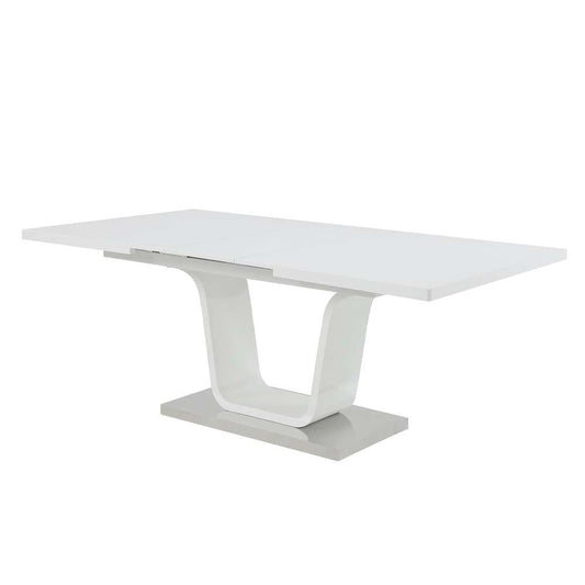 ACME Furniture - Kamaile Dining Table - White High Gloss - DN02133 veiw 2