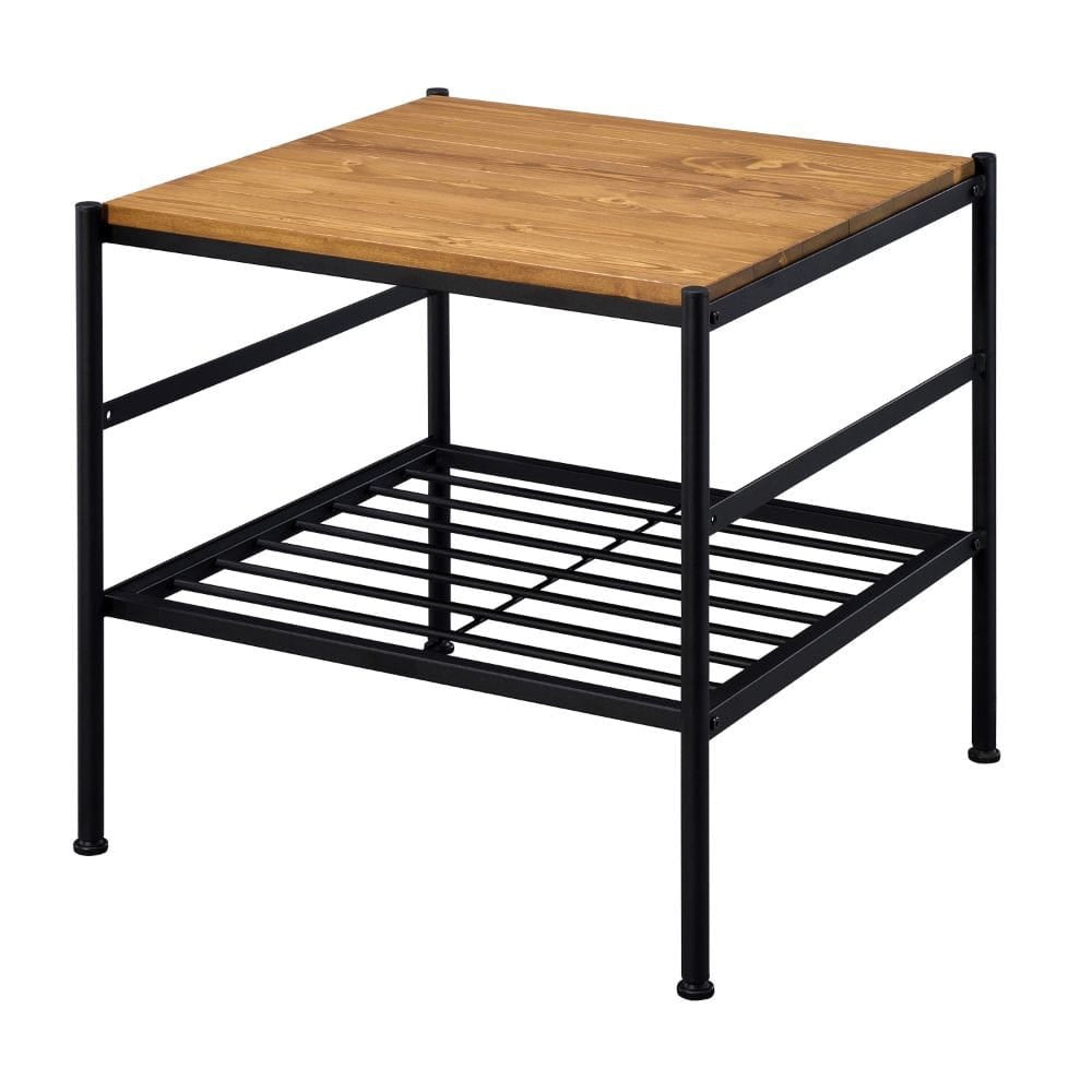 ACME Furniture - Kande - End Table - Oak & Black - 83867 view 1