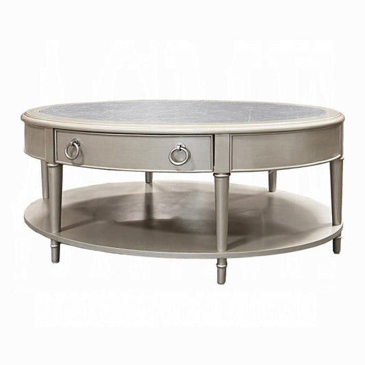 ACME Furniture - Kasa Coffee Table - Sintered Stone & Champagne - LV01502 veiw 1