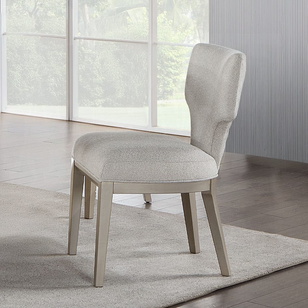 ACME Furniture - Kasa Side Chair (Set of 2) - Linen & Champagne Finish - DN02012 view 6