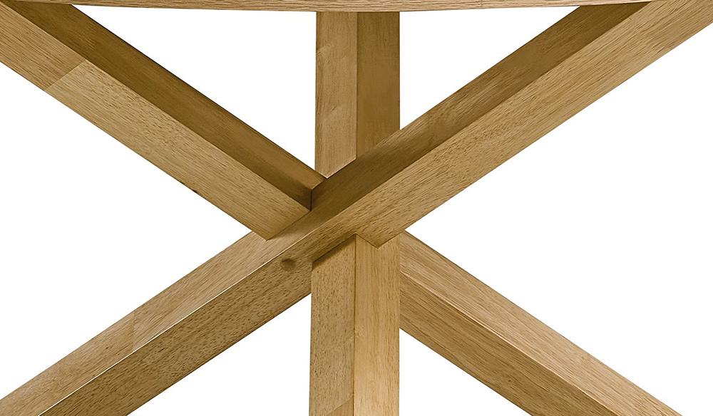 ACME Furniture - Kasem Round Dining Table - Oak Finish - DN02615 veiw 3