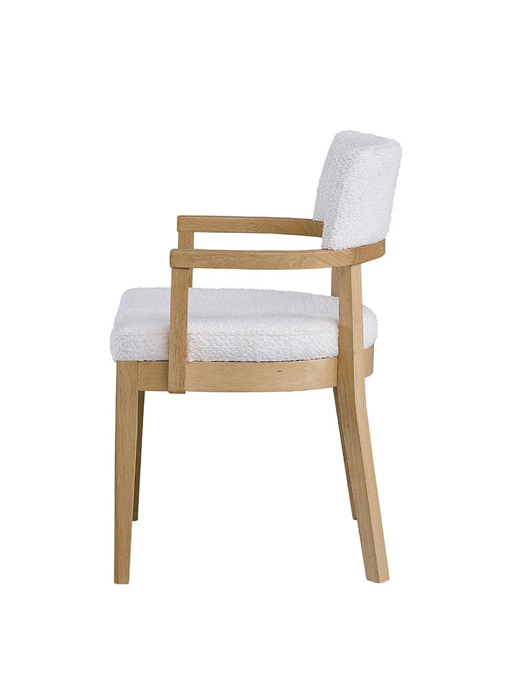 ACME Furniture - Kasem Side Chair(Set of 2) - Gorge Fabric & Oak Finish - DN02616 view 3