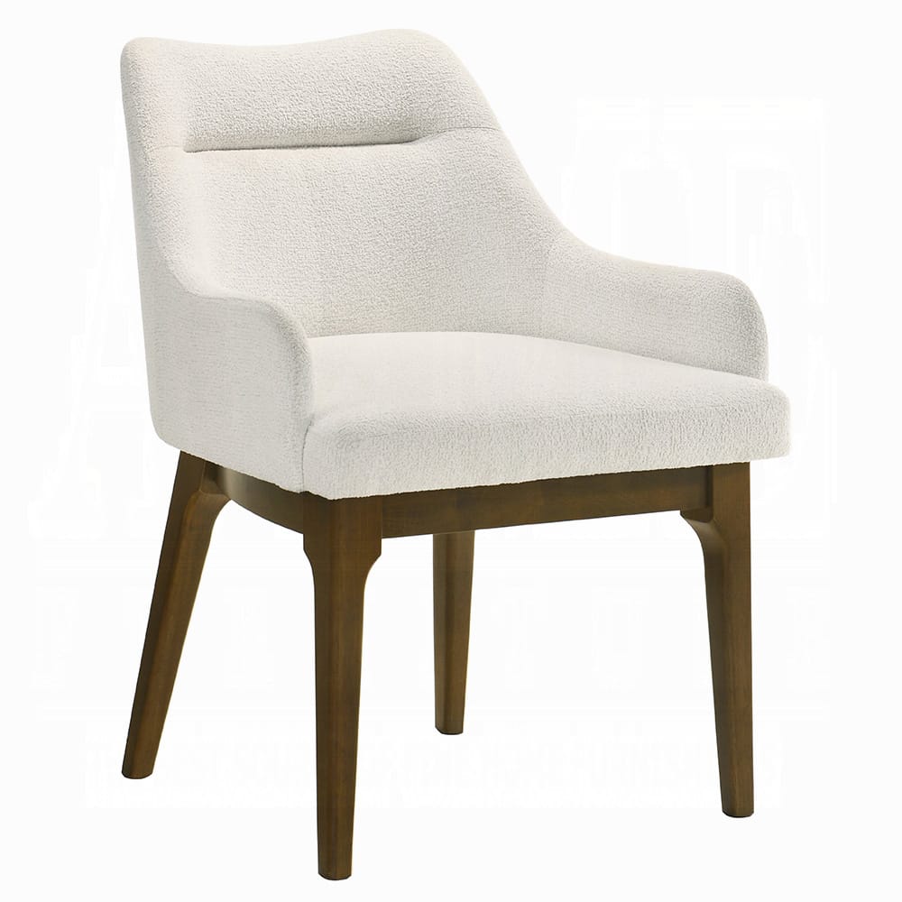 ACME Furniture - Kasha - Side Chair (Set of 2) - Chenille & Vintage Oak  - DN04666 view 1