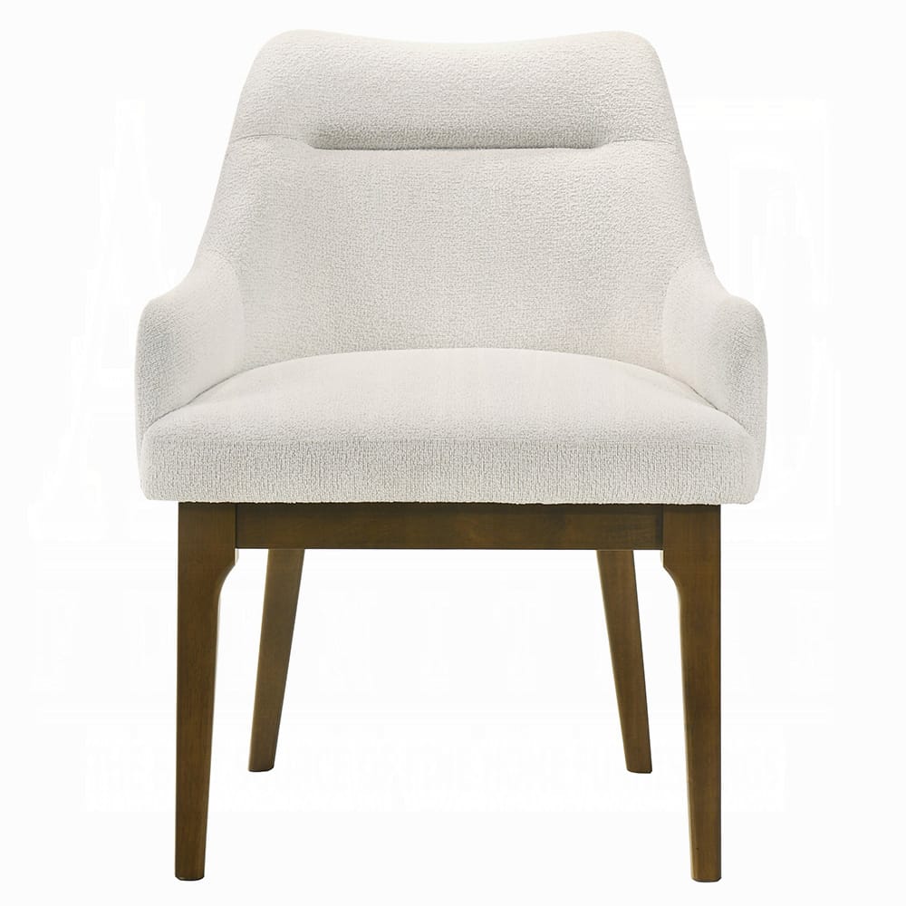 ACME Furniture - Kasha - Side Chair (Set of 2) - Chenille & Vintage Oak  - DN04666 view 2