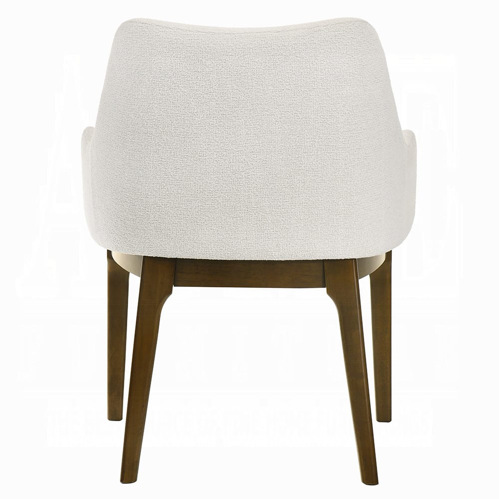 ACME Furniture - Kasha - Side Chair (Set of 2) - Chenille & Vintage Oak  - DN04666 view 4