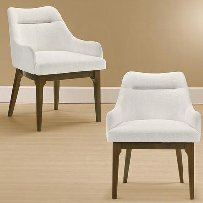 ACME Furniture - Kasha - Side Chair (Set of 2) - Chenille & Vintage Oak  - DN04666 view 6