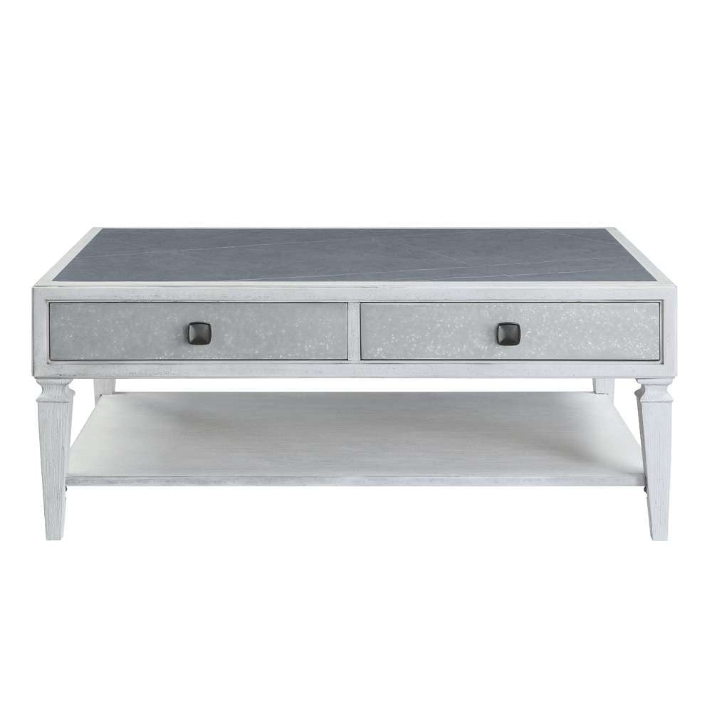 ACME Furniture - Katia Coffee Table - Rustic Gray & Weathered White - LV01052 veiw 2
