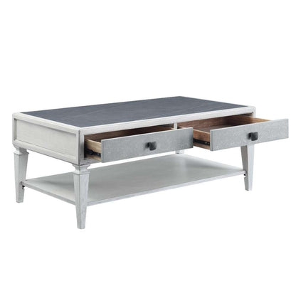 ACME Furniture - Katia Coffee Table - Rustic Gray & Weathered White - LV01052 veiw 4