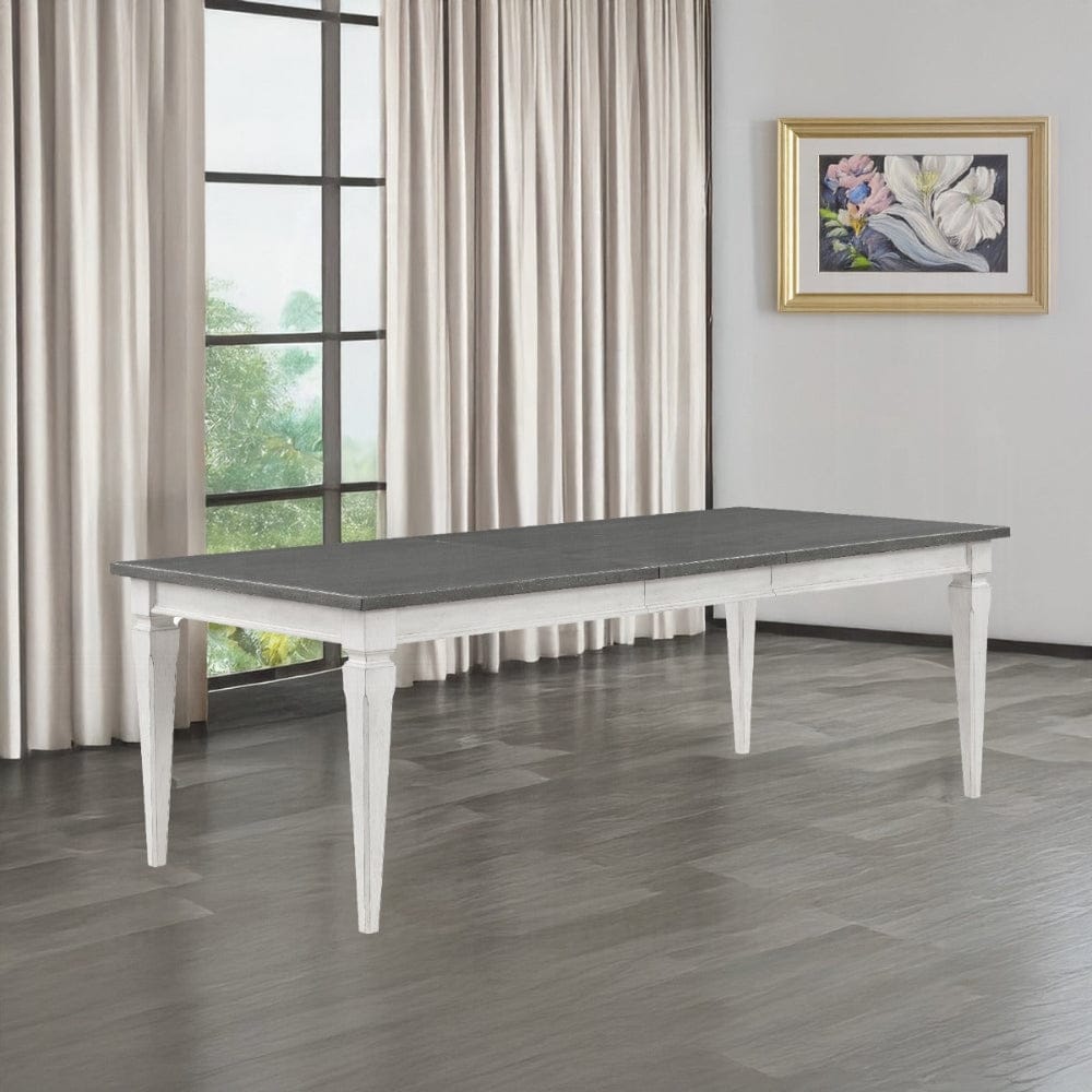 ACME Furniture - Katia Dining Table - Gray & Weathered White - DN02273 view 6