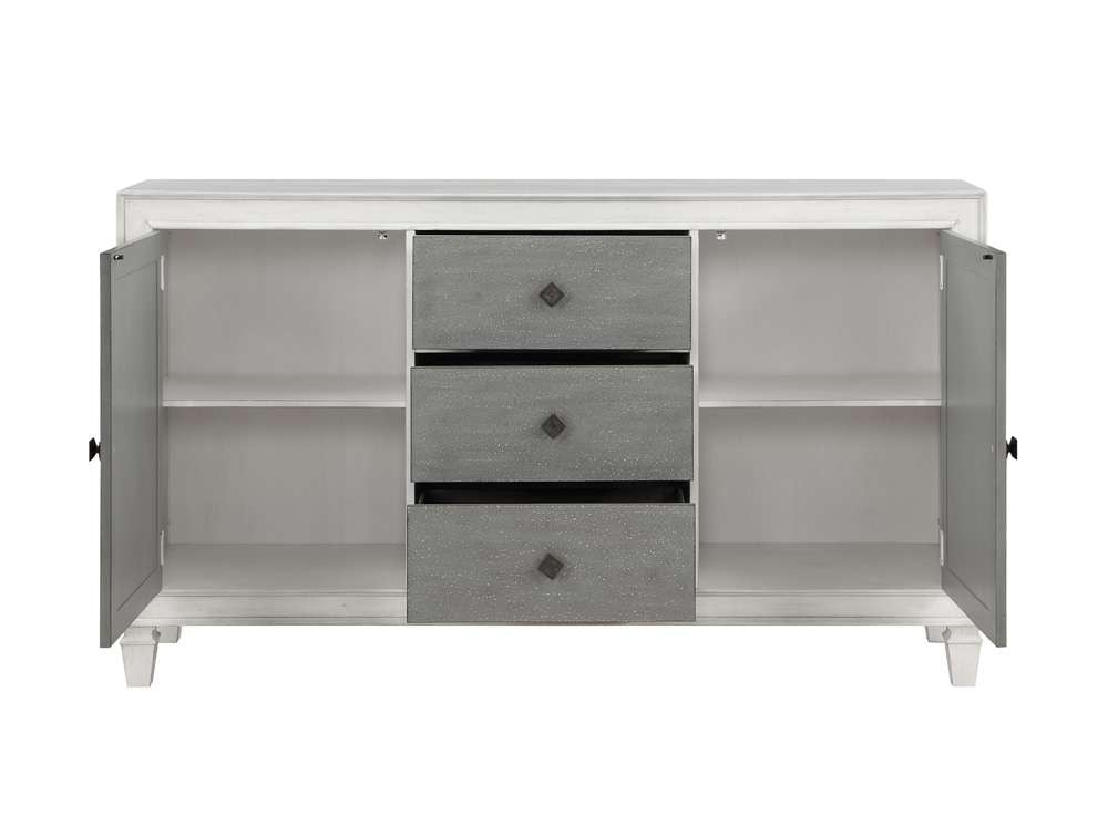 ACME Furniture - Katia Server - Gray & Weathered White - DN02276 veiw 4