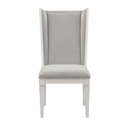 ACME Furniture - Katia Side Chair (Set of 2) - Light Gray Linen & Weathered White - DN02274 view 2