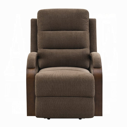 ACME Furniture - Kayla - Power Recliner w/Lift & Heating & Massage - Chocolate Chenille - LV02879 view 1