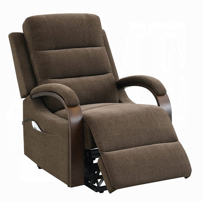 ACME Furniture - Kayla - Power Recliner w/Lift & Heating & Massage - Chocolate Chenille - LV02879 view 2