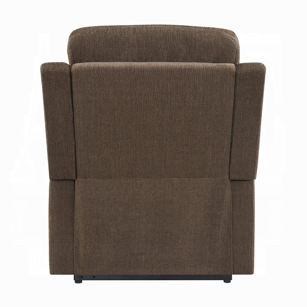 ACME Furniture - Kayla - Power Recliner w/Lift & Heating & Massage - Chocolate Chenille - LV02879 view 4