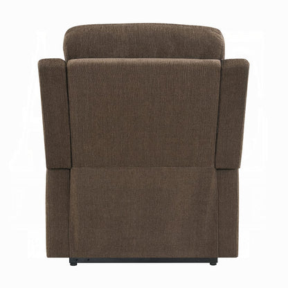 ACME Furniture - Kayla - Power Recliner w/Lift & Heating & Massage - Chocolate Chenille - LV02879 view 4