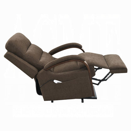 ACME Furniture - Kayla - Power Recliner w/Lift & Heating & Massage - Chocolate Chenille - LV02879 view 5