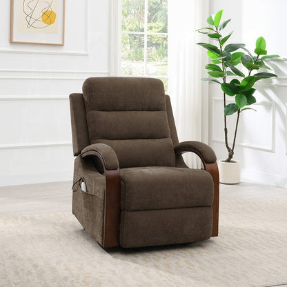 ACME Furniture - Kayla - Power Recliner w/Lift & Heating & Massage - Chocolate Chenille - LV02879 view 10