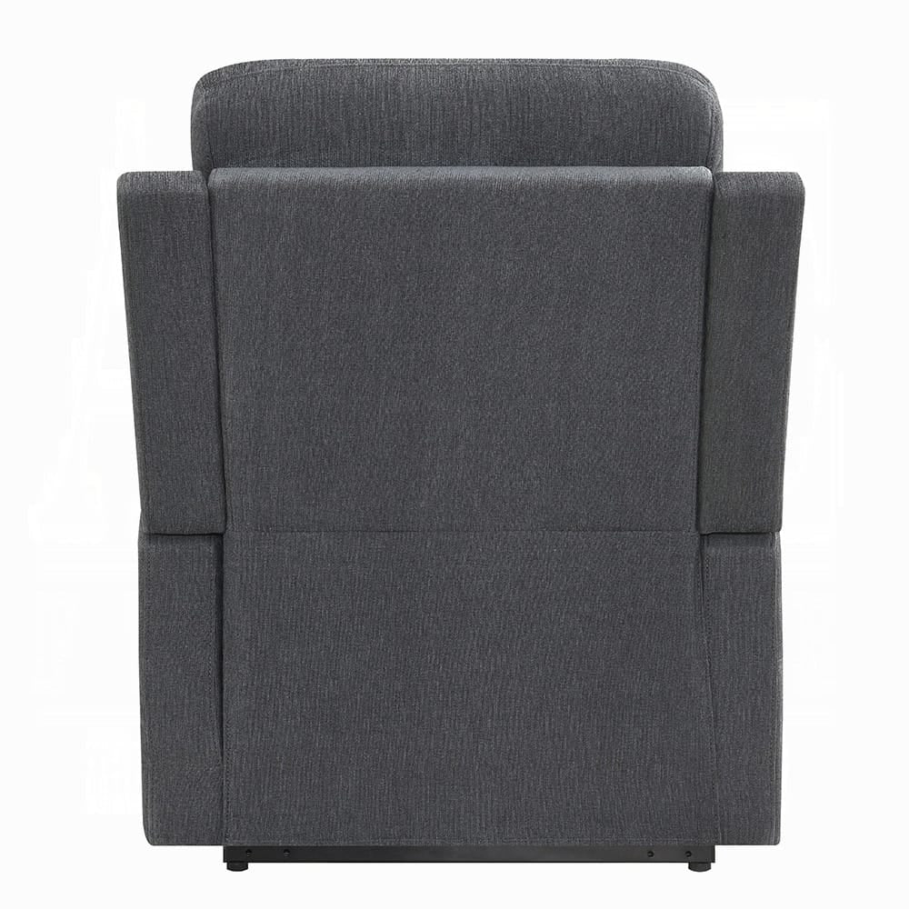 ACME Furniture - Kayla - Power Recliner w/Lift & Heating & Massage - Gray Chenille - LV02872 view 4