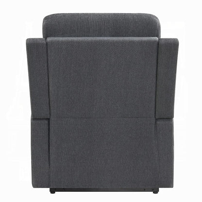 ACME Furniture - Kayla - Power Recliner w/Lift & Heating & Massage - Gray Chenille - LV02872 view 4