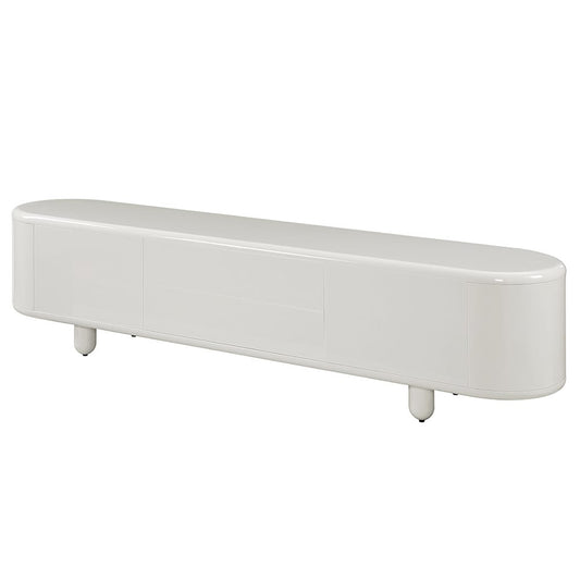 ACME Furniture - Keely - TV Stand - White High Gloss  - LV02608 view 1