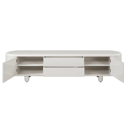 ACME Furniture - Keely - TV Stand - White High Gloss  - LV02608 view 3