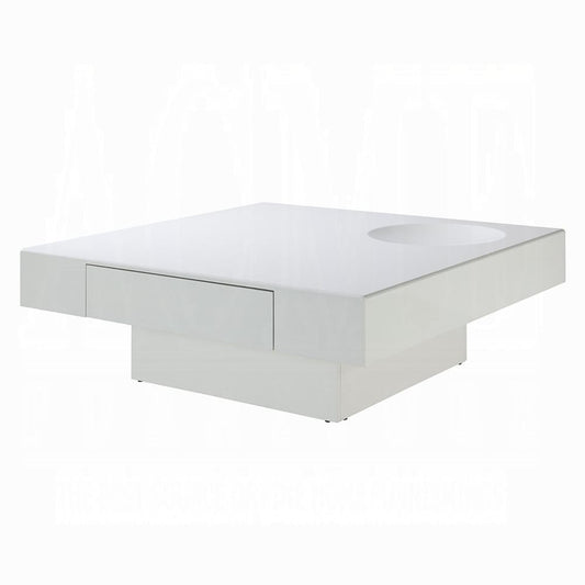 ACME Furniture - Khaim - Coffee Table - White High Gloss  - LV03070 view 1