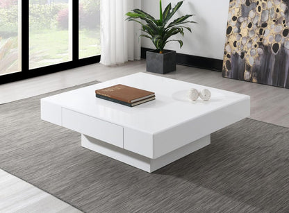 ACME Furniture - Khaim - Coffee Table - White High Gloss  - LV03070 view 3