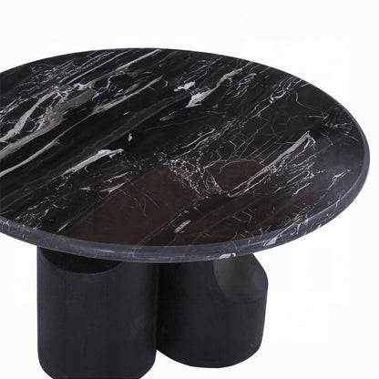 ACME Furniture - Kinton - Coffee Table w/Natural Marble Top - Natural Marble Top &  Black Mercana - LV04785 view 3