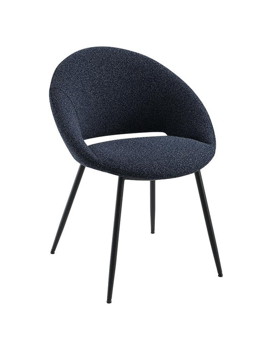 ACME Furniture - Klaus Side Chair (Set of 2) - Black Fabric & Black Finish - DN03047 view 1