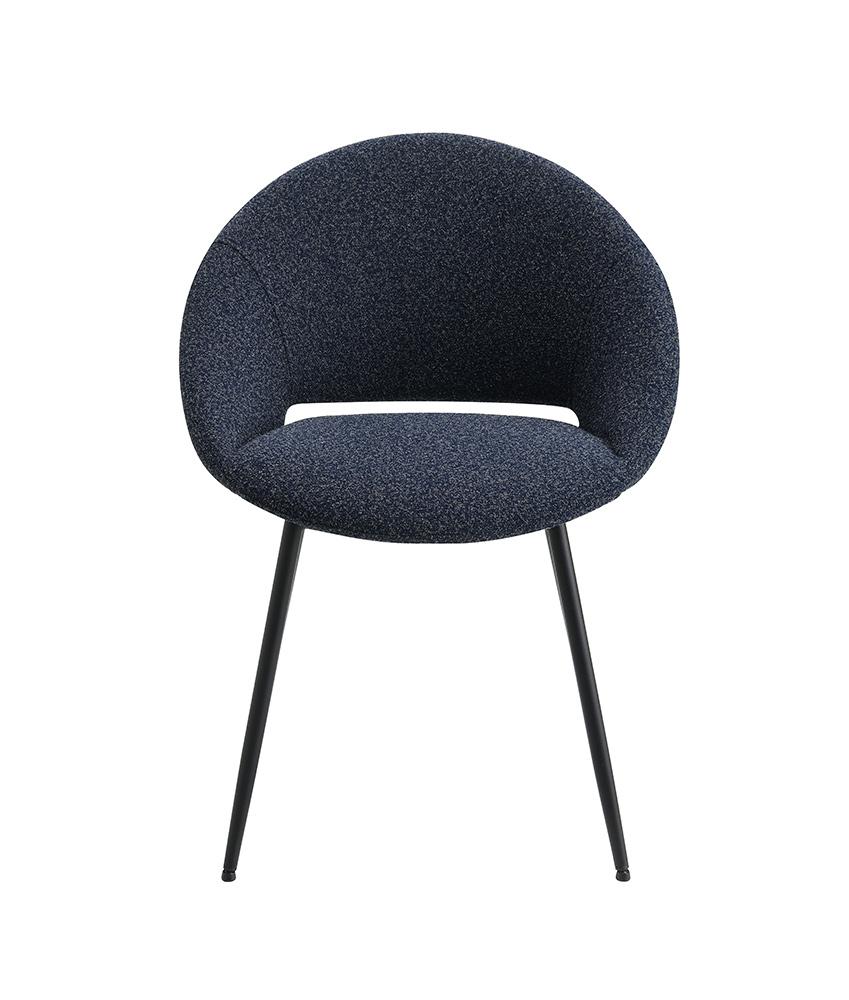 ACME Furniture - Klaus Side Chair (Set of 2) - Black Fabric & Black Finish - DN03047 view 2