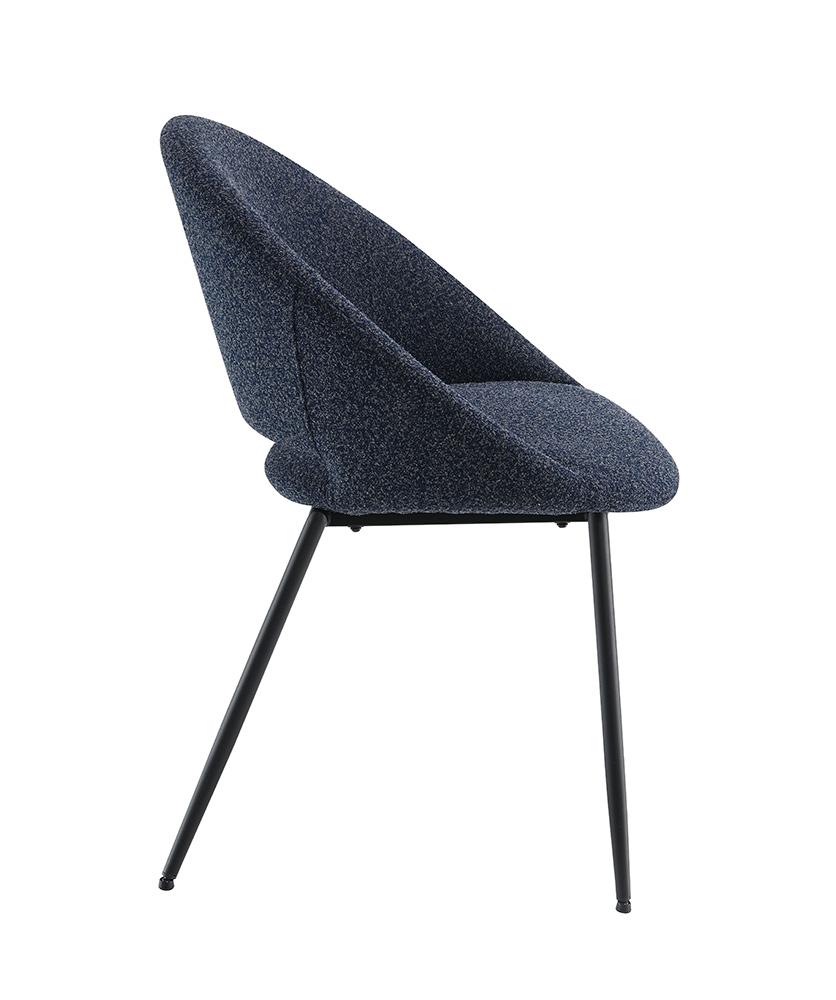 ACME Furniture - Klaus Side Chair (Set of 2) - Black Fabric & Black Finish - DN03047 view 3