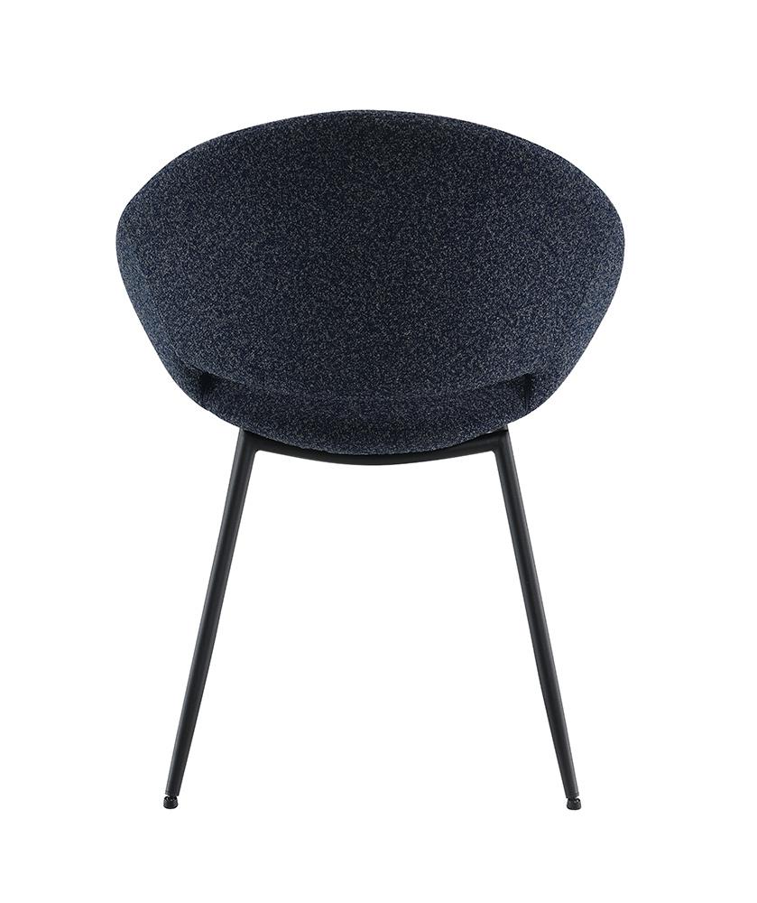 ACME Furniture - Klaus Side Chair (Set of 2) - Black Fabric & Black Finish - DN03047 view 4