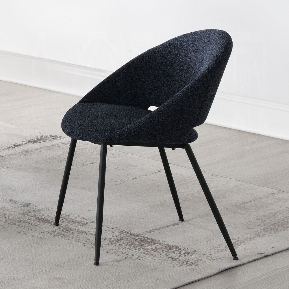 ACME Furniture - Klaus Side Chair (Set of 2) - Black Fabric & Black Finish - DN03047 view 5